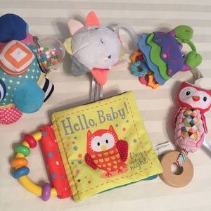 Variety of baby’s 1st soft toys